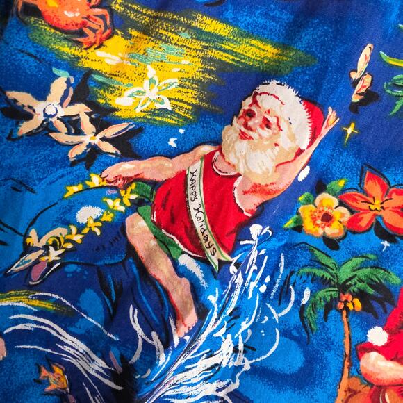 Ugly Christmas 2X Unisex Hawaiian theme Santa buttondown Shirts. Festive MaxBoxr - Picture 16 of 16